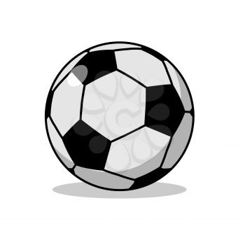 Soccer ball isolated. Sports accessories for football. Scope for sports game 
