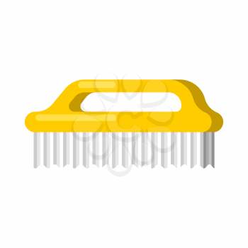 washing brush isolated. Cleaning accessory. Cleaner object
