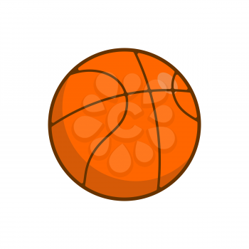 basketball ball isolated. balls for games on white background sport accessory
