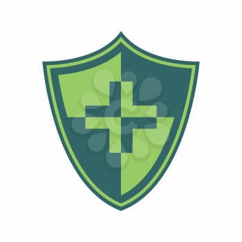 Safety symbol. security logo. Protection sign. Shield emblem
