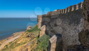 Akkerman Citadel in Bilhorod-Dnistrovskyi near Ukrainian Odessa city in a sunny day