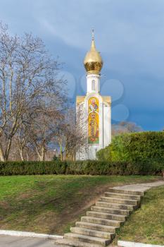 Orthodox Chapel of St. George in Tiraspol, capital of self-declared republic of Transnistria.