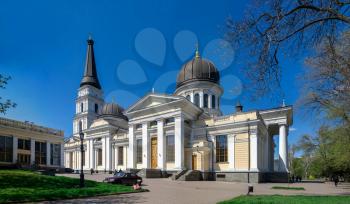 Odessa, Ukraine - 06.19.2019. Transfiguration Cathedral in Odessa, Ukraine