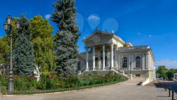 Odessa, Ukraine - 10.14.2019. Odessa Archaeological Museum, Ukraine on a sunny autumn day