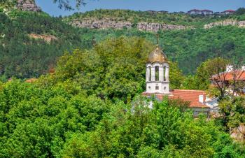 Assumption Orthodox Church in Veliko Tarnovo, on a sunny summer day
