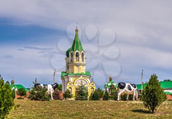 Izmail, Ukraine 06.07.2020. St Nicholas Church in Izmail, Ukraine, on a sunny summer day