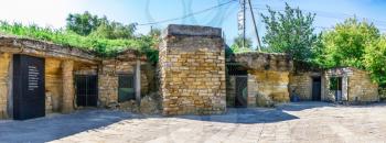 Catacombs memorial and museum of Partisan Glory in Nerubayske village near Odessa, Ukraine