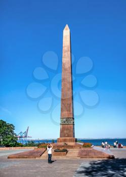 Odessa, Ukraine 09.16.2019. Memorial in memory of the World War 2. Monument to Unknown Sailor in Odessa, Ukraine