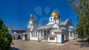 Melitopol, Ukraine 07.24.2020. Saint Sava the Sanctified Monastery in Melitopol on a sunny summer day