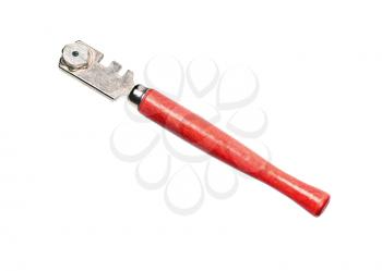 Glass cutter isolated on white background