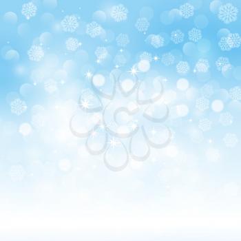 Blue holiday light background. Vector illustration. eps10