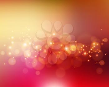 Vector Abstract holiday light background with bokeh