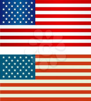 American Flag  Patriotic background. Vector illustration  EPS 10