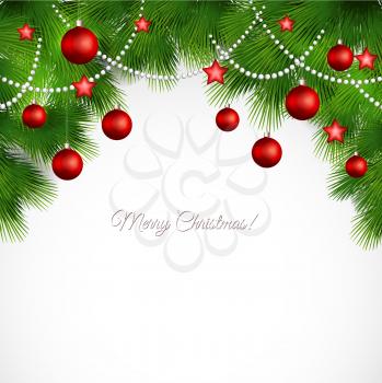 Vector Merry Christmas greeting card. EPS 10