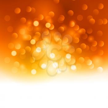 Merry Christmas orange  light background.  Vector illustration. EPS 10