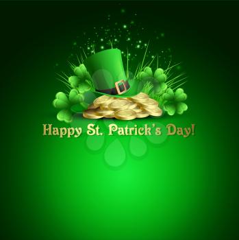 St.Patrick's Day background. Vector illustration