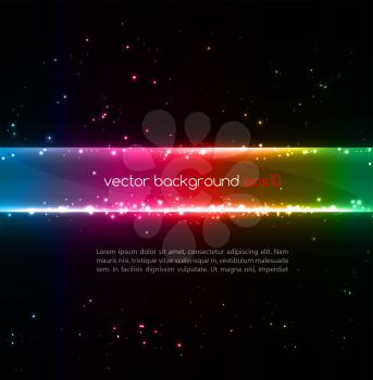 Abstract vector glowing  background. Vector illustration
