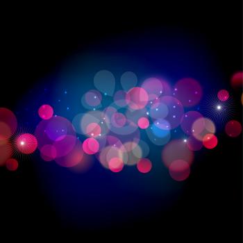 Vector  illustration Abstract Christmas red light background