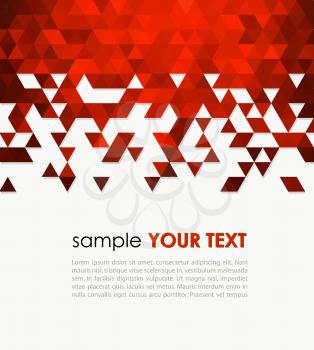 Abstract technology background  with triangle. Vector illustration.