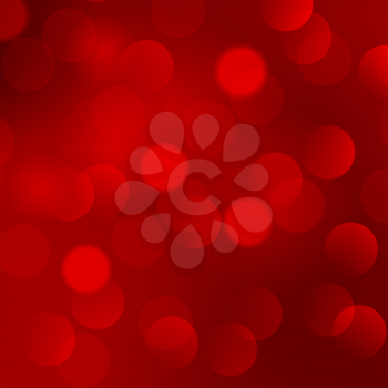 Vector  illustration Abstract Christmas red light background