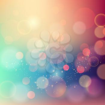 Vector Soft blurred colored abstract background for design
