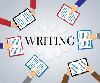 Writing Books Meaning Scribe Information And Knowledge