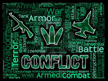 Conflict Words Meaning Military Action And Battles