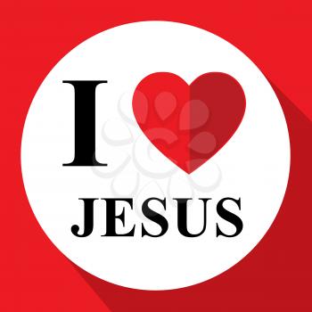 Love Jesus Representing Superb And Amazing Christ