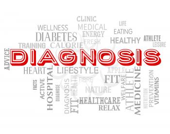 Diagnosis Words Showing Diagnosing Health And Disease
