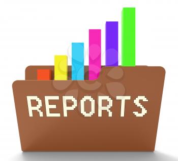 Reports File Meaning Progress Chart 3d Rendering