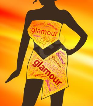 Glamour Clothes Representing Clothing Glamorous And Vogue