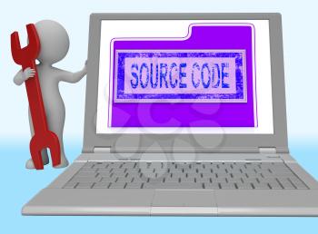 Source Code Indicating Software Programming 3d Rendering