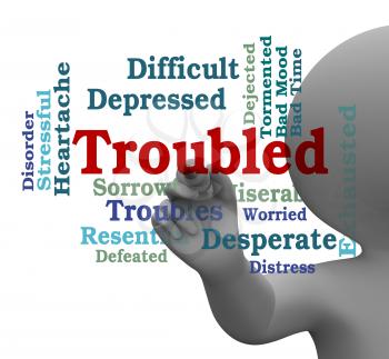 Troubled Word Representing Difficult Problem 3d Rendering