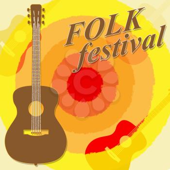 Folk Festival Showing Country Music And Ballards