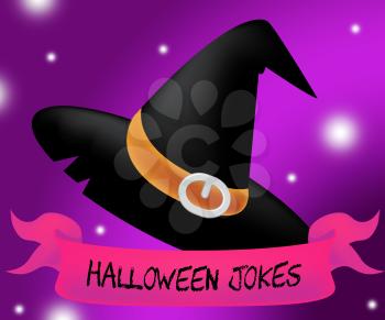 Halloween Jokes And Funny Haunted Gags 3d Illustration