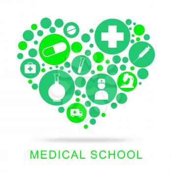 Medical School Represents University Learning And Education