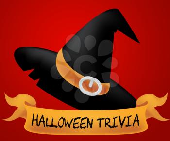 Halloween Trivia Indicating Trick Or Treat Horror