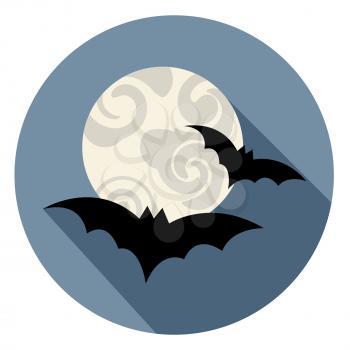 Halloween Bats Icon Meaning Spooky Horror Symbol