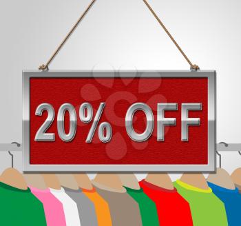 Twenty Percent Off Meaning Offers Bargains And Discounts