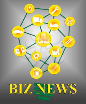 Biz News Meaning Commercial Journalism And Headlines