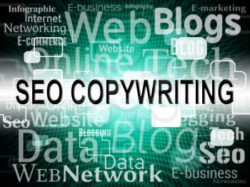 Seo Copywriting Showing Search Engine And Optimize