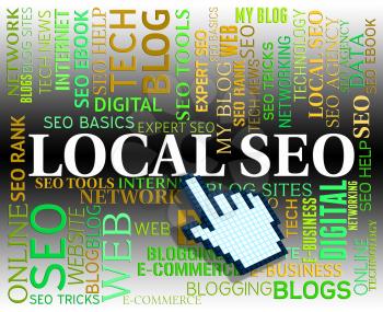 Local Seo Representing Search Engine And Www