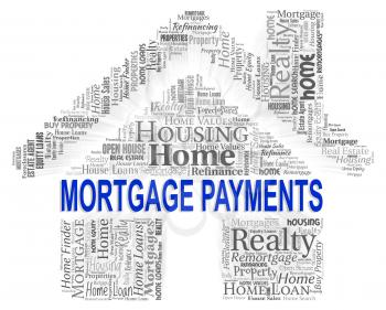 Mortgage Payments Showing Home Loan And Bill