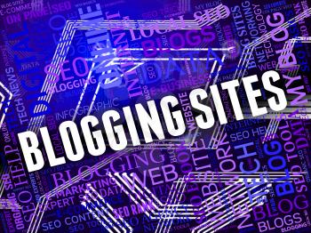 Blogging Sites Meaning Websites Bloggers And Network