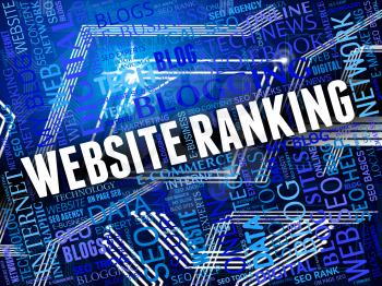 Website Ranking Indicating Internet Optimizing And Seo