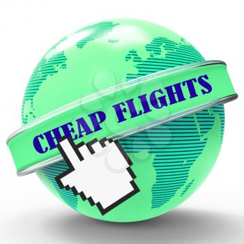Cheap Flights Meaning Promotion Flying And Offer