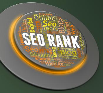 Seo Rank Showing Push Button And Online