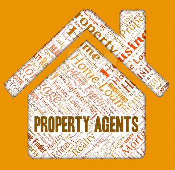 Property Agents Representing Real Estate And Housing