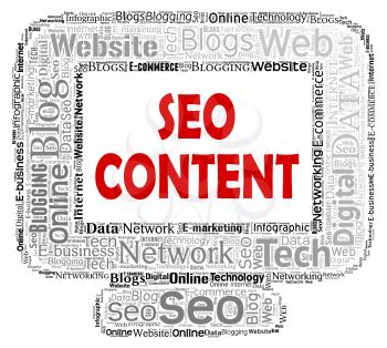 Seo Content Representing Search Engine And Optimize