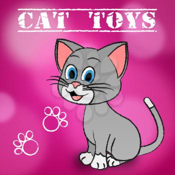 Cat Toys Indicating Playthings Cats And Plaything